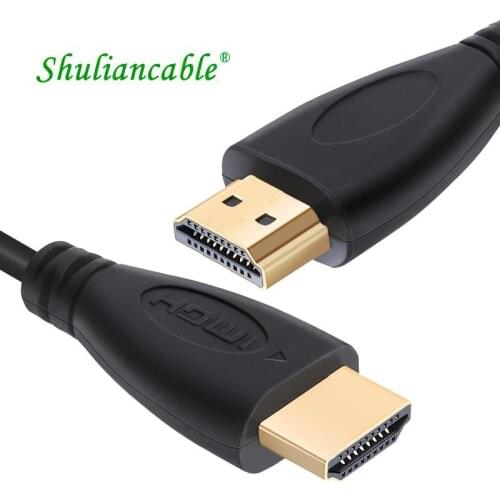 Shuliancable HDMI-compatible High speed 1080P 3D gold plated cable for HDTV XBOX PS3 Projector computer