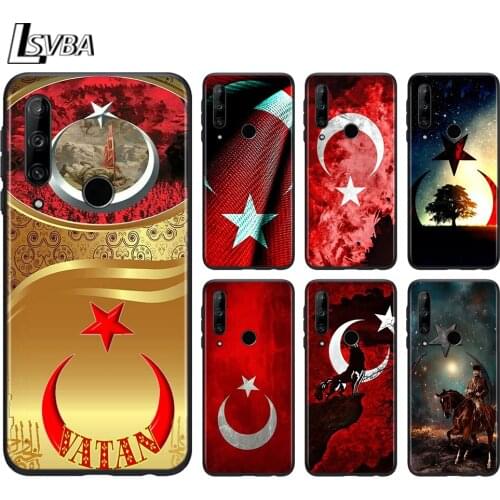 Turkey Turkish Flag for Huawei Honor 9A 9C 9S 9X 10 9 Lite 30 20 Pro 10i 8X 8 8A 7A 7C Pro Lite Silicone Phone Case