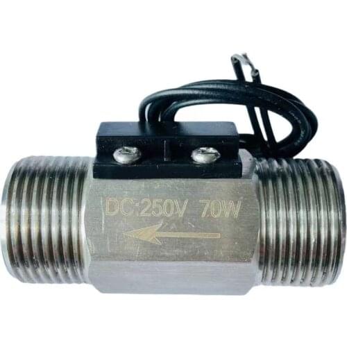 USM-FS43TS BSPP3/4"SUS304 Flow Switch Reed Switch Magnetic Sensor Switch 1.5-12L/min 220V AC 0.3A 2 wire Saier Sensor iSentrol