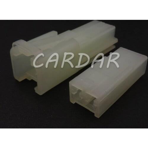 1 Set 2 Pin Electronic Automotive Connector Auto Household Plug Crimp Terminal Socket