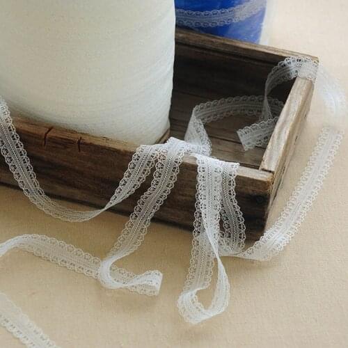 10m ultra-thin non-stretch lace ribbon trim handmade DIY Lolita costume hair accessories bracelet necklace decoration 1.7cm