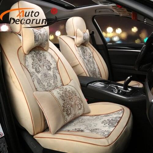 AutoDecorun custom fit Jacquard Fabric Cover Seat for Benz SLK Class Accessories Car Seat Covers for Cars Seat Cushion Protector