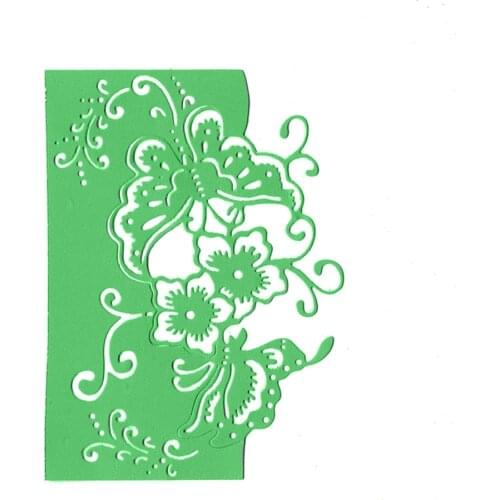 Butterfly Border Metal Cutting Dies Scrapbooking Embossing Folders for Card Making Craft Stencils Clear Stamps and Slimline Dies