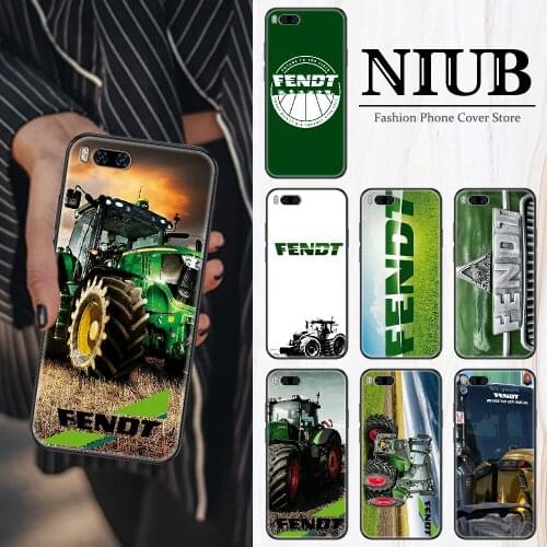 FENDTS Tractor Phone Case For Xiaomi Mi Note 8 9 10 11 9T 10T A3 Lite Pro Ultra black luxury prime soft coque trend waterproof