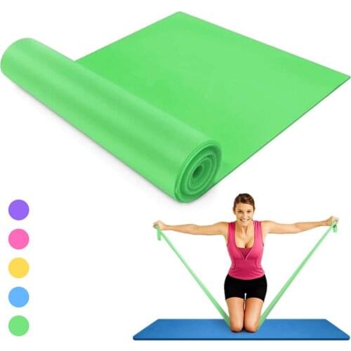 59 X 5.9 Inch Yoga Resistance Band Exercise Band Workout Stretch Bands for Physical Therapy Fitness Pilates