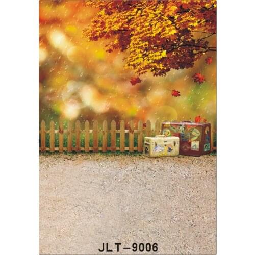 Photography Backdrops Vinyl Cloth Background Autumn Falling Maple Leaves Photocall for Wedding Children Baby Photo Studio Props