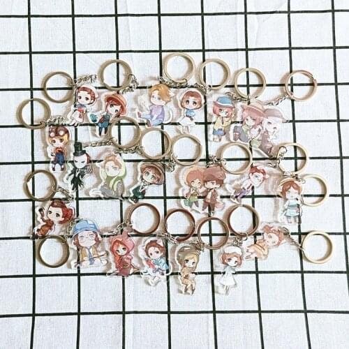 Game Identity V Jack Air Force Doctor Gardener Mercenary Cute Acrylic cute keychain anime keychain llaveros para mujer