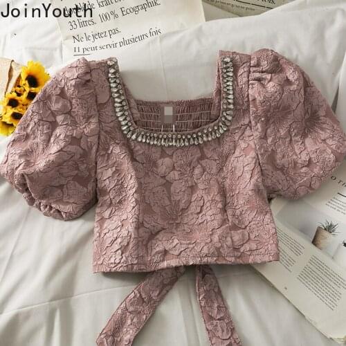 JoinYouth Blouses With Bow