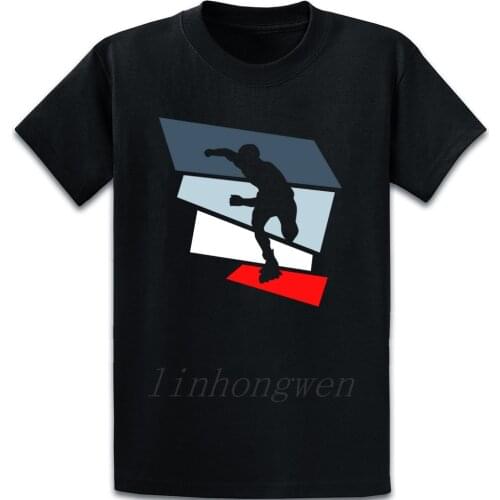 Inline Skating T Shirt O Neck Comfortable Spring Autumn Printing Unique Fitness Vintage Cotton Shirt