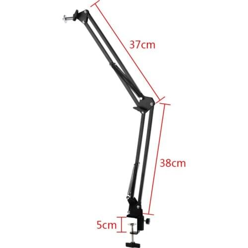 Microscope Video Camera Stand Adjustable Suspension Boom Arm With Built-In Spring For Webcam