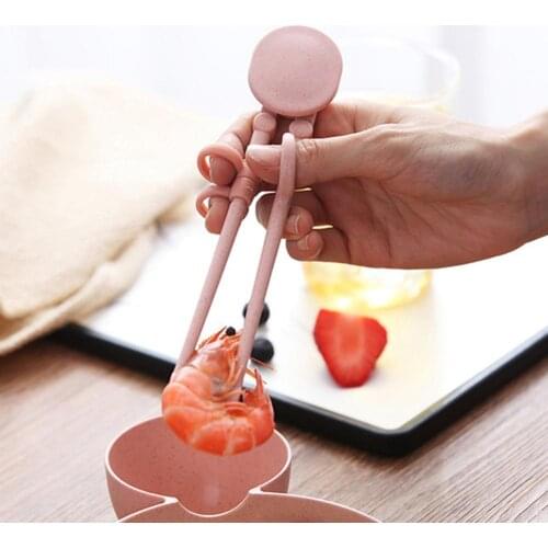 Hot Sale 1 Pair Multi Color Cute Bear Panda Cat Minions Learning Training Chopstick Kid Children Chinese Chopstick Learner Gifts