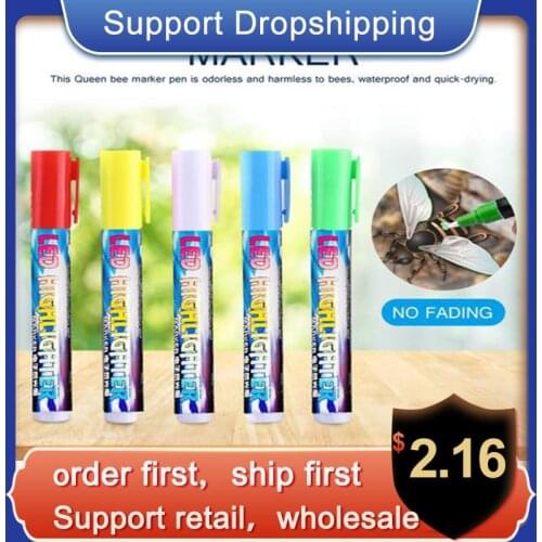 Odorless And Harmless Queen Bee Marker Anti-fading Bee Marker Pen Fashion Queen Bee Marker Pen Practical Beekeeping Tools