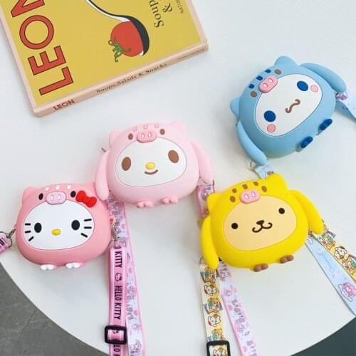 Cute Cartoon Anime Shoulder Bags Luxury Handbags Women Bags Designer Girls Portable Purses And Handbags Ribbon Messenger Bags