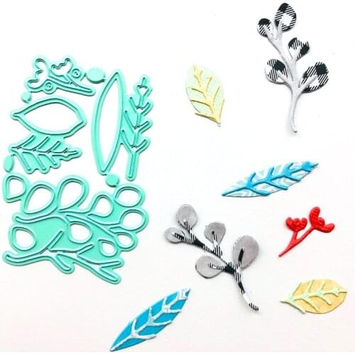 SS Creativity Cardmaking Kits Handmade Leaf Blooming Mint Metal Die Cutter Paper Craft 2021 New Arrivals Scrapbooking for Dies