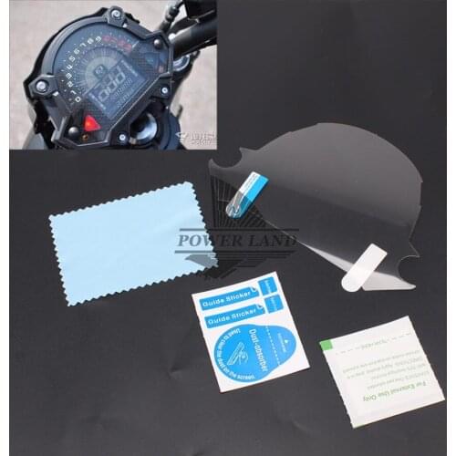 Motorcycle Speedometer Instrument Dashboard Screen Sticker Protective Gauge Monitor Film for Kawasaki Z650 Z900 2017