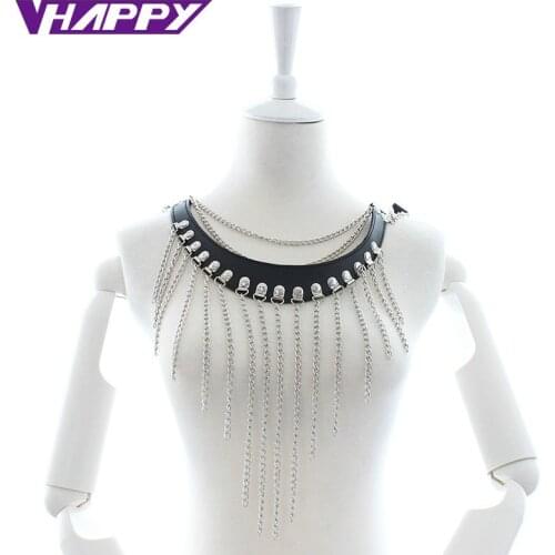 2015 New Many Metal Tassel Black and Red Neck Collar Sexy Products For Adult Games Juguetes Sexuales Para Parejas VP-CR003004AA