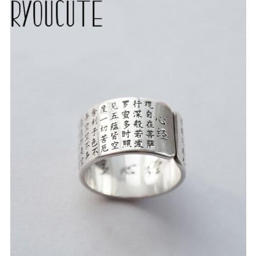 New Trendy Silver Color Character Rings for Women Adjustable Size Engagement Rings Girls Gifts Party Jewelry Anillos