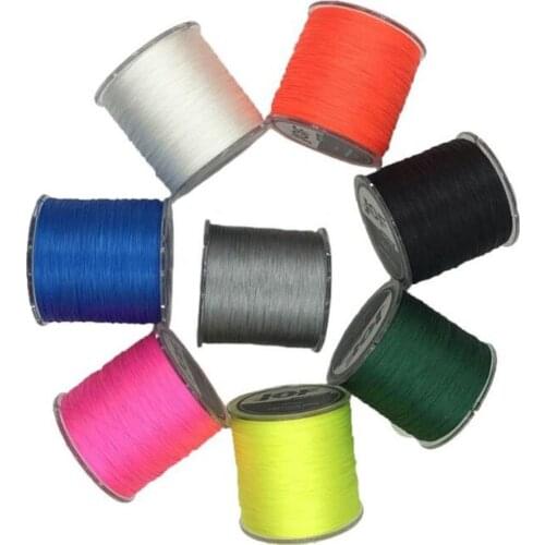 Fishing Line 8 Strands PE Braided 500 Meters Durable Smoother wear-resistant Multifilament Fishing Line Rope Wire 2020 New