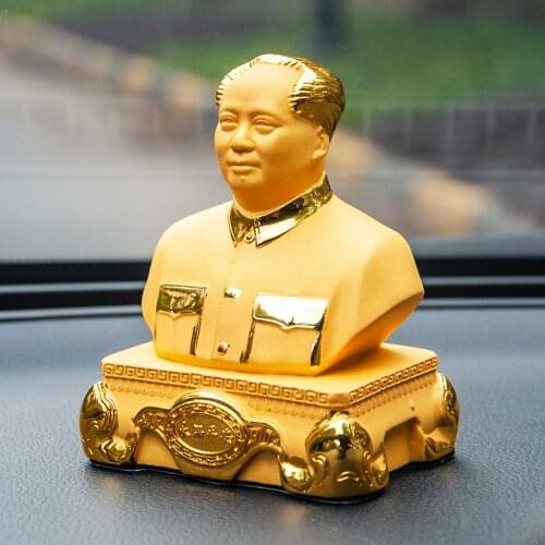 Statue of Chairman Mao Zedong of China Resin hand carved Collection of small statues commemorating Chairman Mao