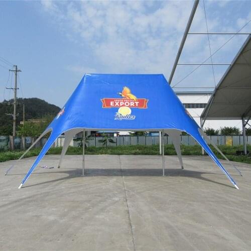 12 x 17m Double Peak Star Tent Advertising Exhibition Display Event Show Promotiom Marquewith Digital Logo Printing on Cover Top