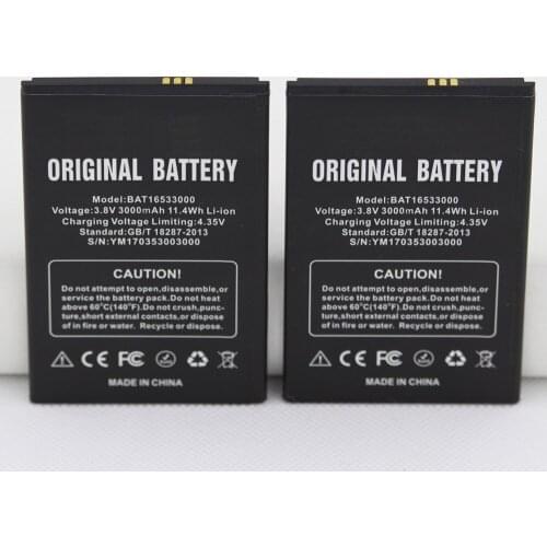 20pcs/lot ISUNOO 3000mAh replacement Battery for BAT16533000 DOOGEE X9 X9S 5.5inch Phone Batteria