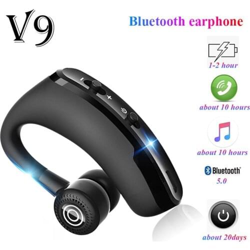 V9 Wireless headset Bluetooth headphones Handsfree wireless headset With Microphone 5.0 Earphones sport Earbuds Headphones