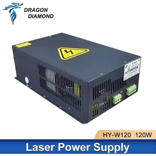 DRAGON DIAMOND 100-120W CO2 Laser Power Supply Laser Engraver For CO2 Laser Engraving Cutting Machine HY-W120 T / W Series