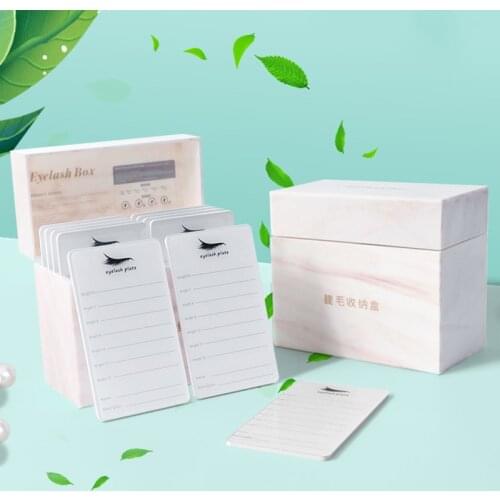 Eyelash storage box eyelash extension acrylic case False Eyelashes Storage Box 10 Layers Acrylic Pallet Lash Holder Display