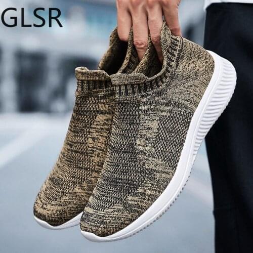 Men Vulcanized Shoes Sneakers 2020 Fashion No-slip Mesh Fashion Breathable Wedges Comfortable Lightweight For Men Casual Shoes