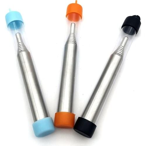 Hot Outdoor Pockets Bellow Collapsible Fire Tools Kit Camping Survival Blow Fire Tube