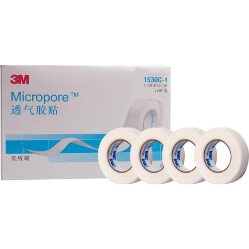 3M Micropore Tape Surgical Tape Eyelash Extension apprication Medical breathable lash tape microporous breathable paper tape