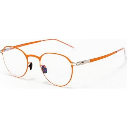 Germany Brand Non-Screw Glasses Men Stainless Steel Women Optical Frame Super Light Thin Computer Eyeglasses Prescription Myopia