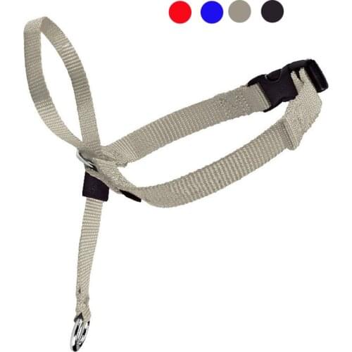 Nylon Dog Pet Dog Padded Head Collar Gentle Halter Leash Leader Stop Pulling Training Muzzles Tools dog accessories