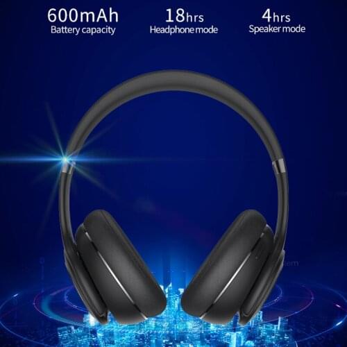 NFC 2 in1 Twist-out Original SODO V8 High Quality Wireless Headphone Comfortable Bluetooth Speaker Headphone with Microphone