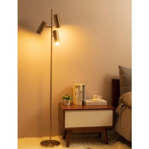 Nordic Simple Creative LED GU10 Iron Floor lamp Floor light for living room bedroom hotel project study room