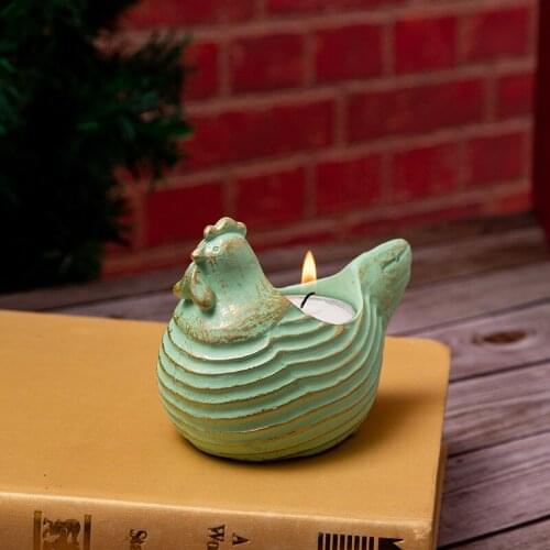Easter Animal Cute Candlestick Home Furnishing Rabbit Candle Tray Snail Eggshell Chicken Party Decoration