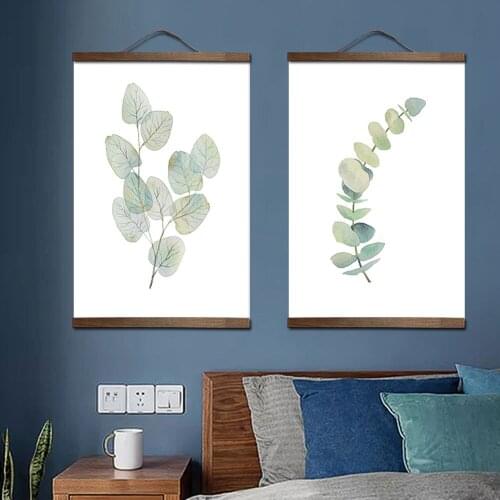 Watercolor posters and Plant Leaves Landscape prints nordic poster Wall Art Canvas Painting Picture for Living Room Home Decor