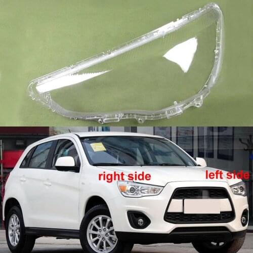 For Mitsubishi Strength Dazzle ASX 2013-2018 Headlamp Transparent Shell Headlights Cover Lampshade Lampshade Glass Lamp Housing