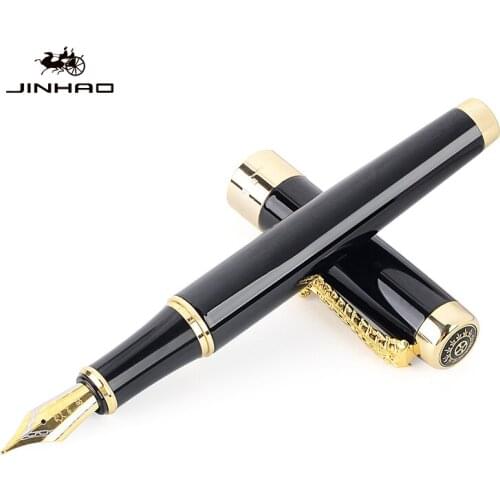 Luxury Eastern Dragon Design Fountain Pen Black Jinhao1200 Brand Business Office Gift Ink Pens School Writing Stationery