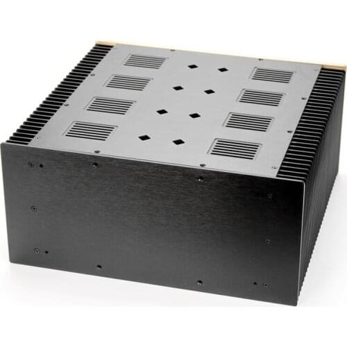 WA152 Full Aluminum Headphone Enclosure post Amplifier Chassis DAC Box DIY Case