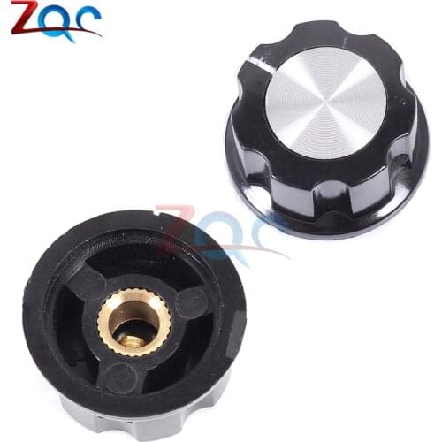 10pcs MF-A03 Potentiometer Knob Cap Inner 6.35mm 15x28mm Rotary Switch Bakelite Knob for RV24 3590S WHT118 WX050
