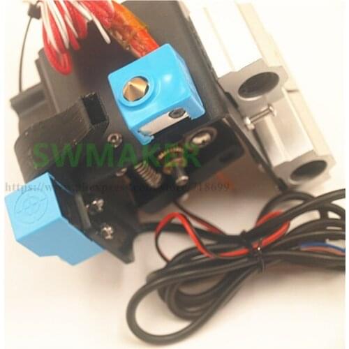 Reprap Prusa i3 Anet A8 3D printer auto leveling extruder assembly kit with silicone sock all metal extruder carriage
