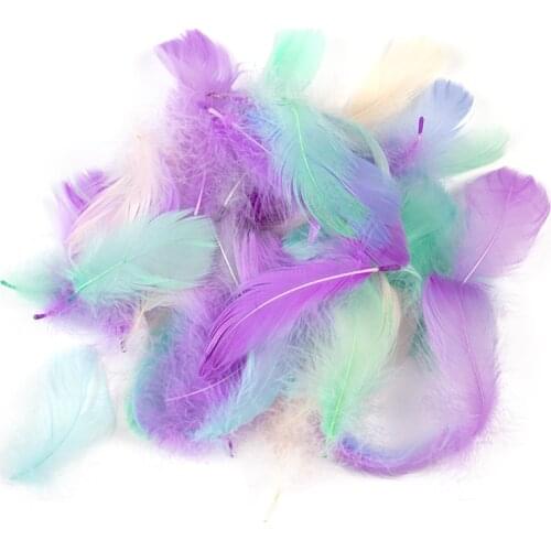 8-12CM Pink Goose Feathers Floating Swan Plumes High Quality Feather For Crafts DIY Wedding Decoration Dress Accessory Wholesale