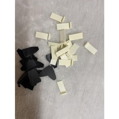 Free Shipping New 15 Sets /30pcs violin bow tips,viola bows tip violin bone tip free shipping white black palstic