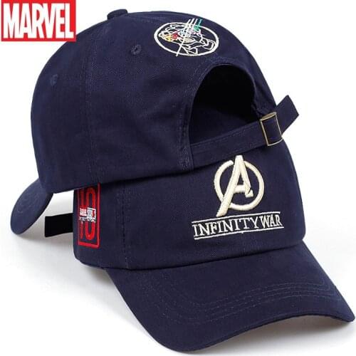 Disney Avengers 4 Boys Hat 10th Anniversary Joint Marvel Iron Man Deadpool Baseball Cap Visor Cap Adjustable Size