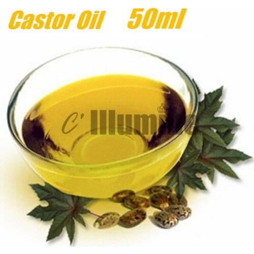 Pure Natural Castor Based Oil Edible Massage Spa Pedicure Handmade Soap Raw Material Skin Hair Care Healthy Edible 50ml