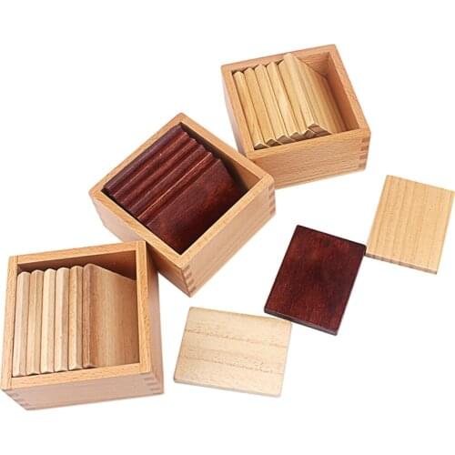 Baby Toy Montessori Materials Baric Tablets Weight Board with Box Early Childhood Education Toys for Children Preschool Training