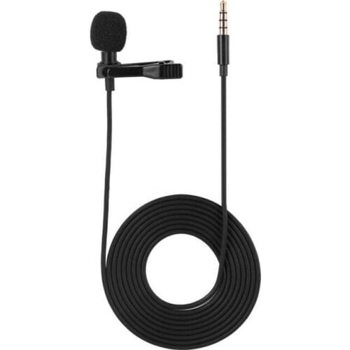 100pcs/lot Lapel Microphone Omnidirectional Condenser Mic for iPhone for Samsung for Android & Windows Smartphones