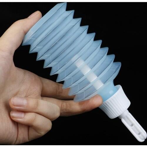 100ML Reusable Vaginal Anal Douche Retractable Vagina Wash Anal Cleaning Anus Cleaner Feminine Wash Hygiene Gay Pump Irrigator