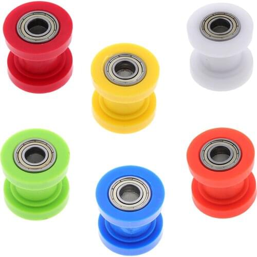 Motorcycle 8mm /10mm Chain Roller Pulley Tensioner Wheel Guide For Cars